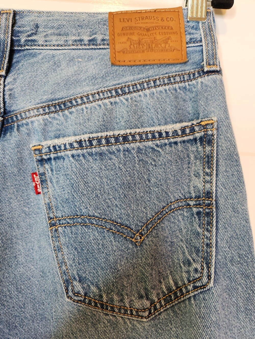 Levi's XL Flood Wide Leg Baggy Jeans Size 26 - Picture 3 of 6